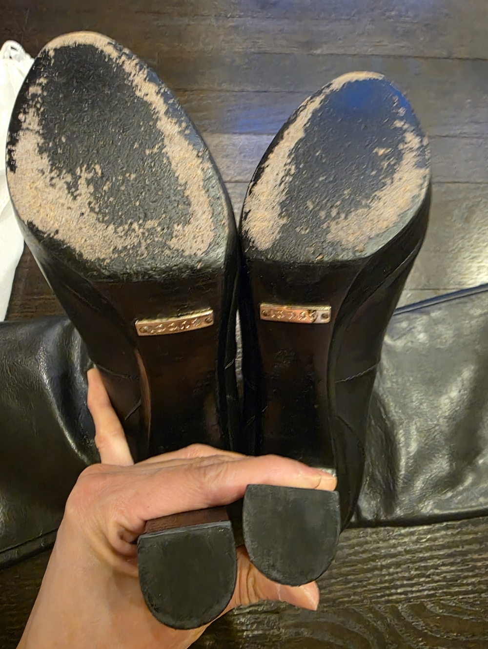 Gucci Black High-Heel Mid-Calf Women's Boots Size 6.5 - Picture 11 of 16